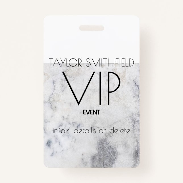 Tarjeta De Identificación lancha de mármol (Anverso)