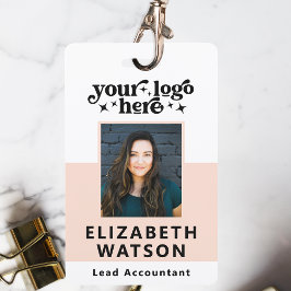 Tarjeta De Identificación Lanyard de identificación personalizada con foto y