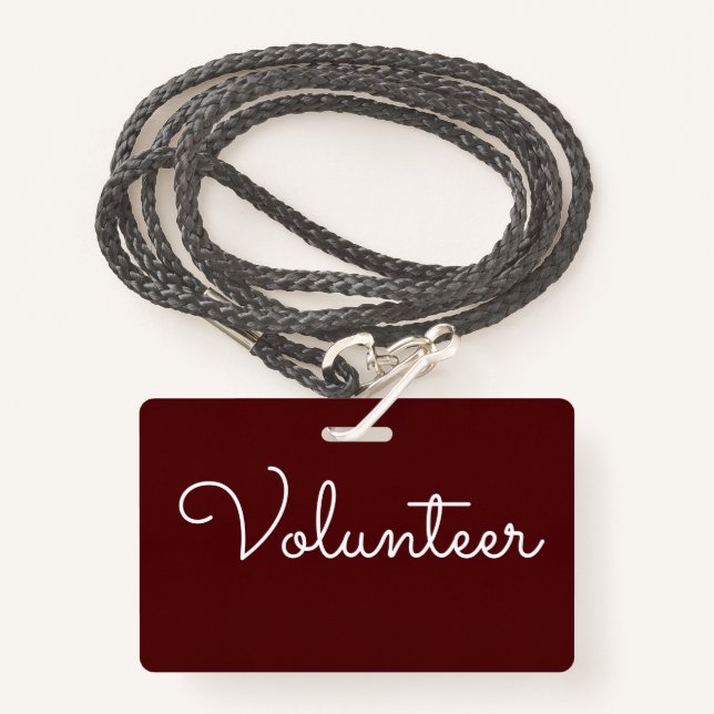 Tarjeta De Identificación Lanyard Style Badge (Anverso son cordón)