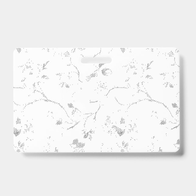 Tarjeta De Identificación Lenguaje, Nube Gris (Parte frontal)