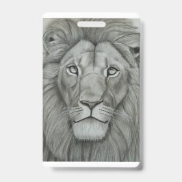 Tarjeta De Identificación León Majestuoso
