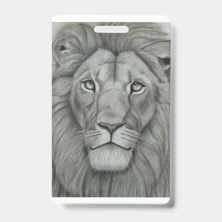 Tarjeta De Identificación León Majestuoso
