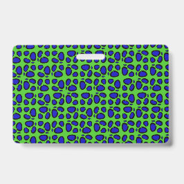 Tarjeta De Identificación Leopardo Salvaje