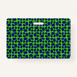 Tarjeta De Identificación Leopardo salvaje