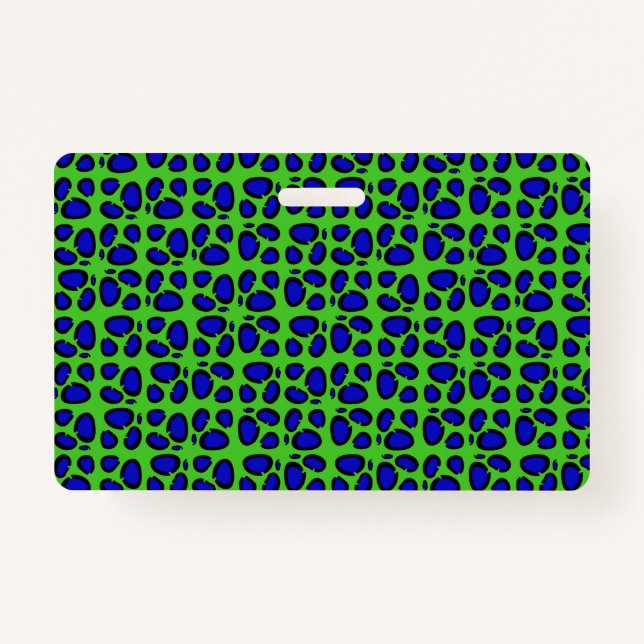 Tarjeta De Identificación Leopardo salvaje (Reverso)