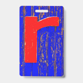 Tarjeta De Identificación Letra r