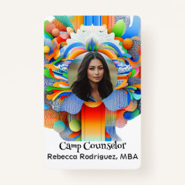 Tarjeta De Identificación Líder/Guía del Campamento de Actividad Juvenil