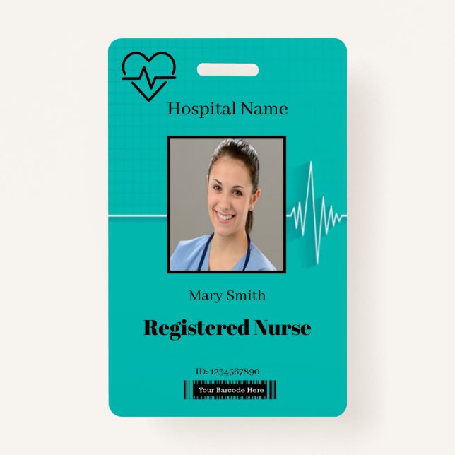 Tarjeta De Identificación Lifeline Cardio Heartbeat Medical ID (Anverso)