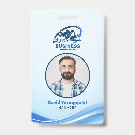 Tarjeta De Identificación Limpieza de la casa de lavado con corriente eléctr