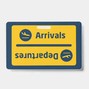 Tarjeta De Identificación Llegadas/salidas