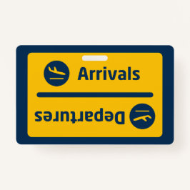 Tarjeta De Identificación Llegadas/salidas