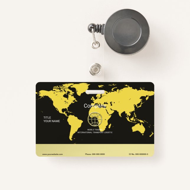 Tarjeta De Identificación Logístico (Anverso retráctil)