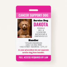 Logo de apoyo al cáncer rosa para perro QR Código