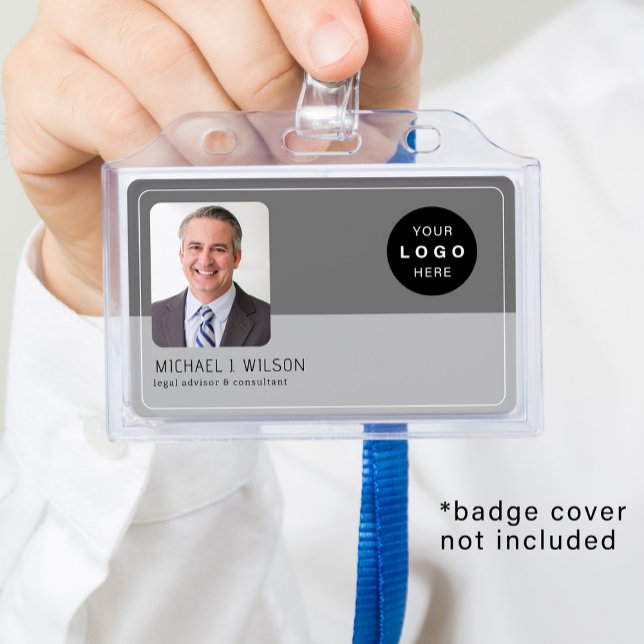 Tarjeta De Identificación Logo de la foto de un empleado personalizado ID de (Subido por el creador)