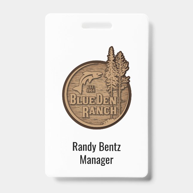 Tarjeta De Identificación Logotipo BDR 2020 (Parte frontal)