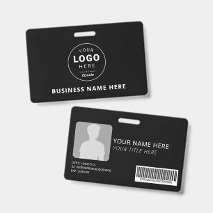 Tarjeta De Identificación Logotipo Comercial Personalizado de la Empresa