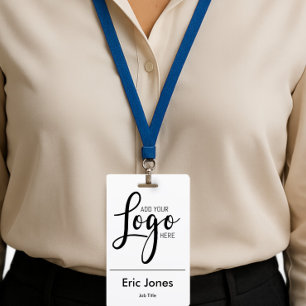 Tarjeta De Identificación LOGOTIPO comercial personalizado identificación de