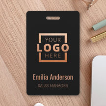 Logotipo de empresa personalizado Código de barras