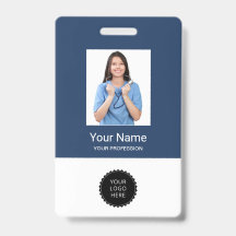 Logotipo de foto del personalizado del empleado No