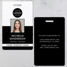 Logotipo de la empresa Foto del personal Identific