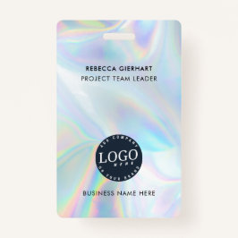 Tarjeta De Identificación Logotipo de la empresa Holografía de identificació