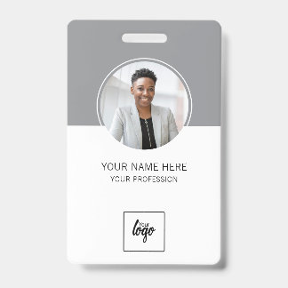 Tarjeta De Identificación Logotipo de Personalizado de identificación modern