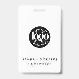 Tarjeta De Identificación Logotipo de Personalizado profesional minimalista 