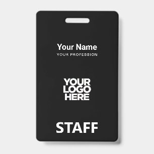Tarjeta De Identificación Logotipo del Empleado Etiqueta del Personal Parte