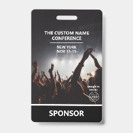 Tarjeta De Identificación Logotipo del Personalizado de código QR del pase d