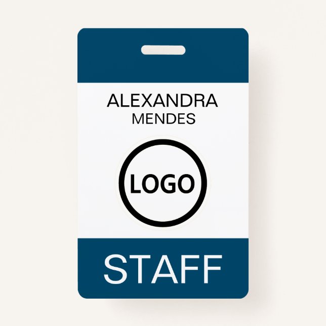 Tarjeta De Identificación Logotipo del Personalizado de distintivos de nombr (Anverso)