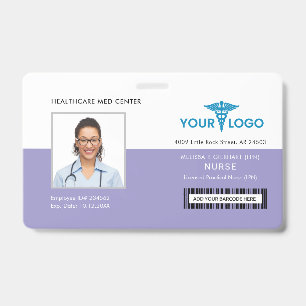 Tarjeta De Identificación Logotipo empresarial de identificación de empleado