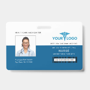 Tarjeta De Identificación Logotipo empresarial Identificación personalizada