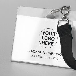 Tarjeta De Identificación Logotipo Empresarial Profesional l Id de Empleado 