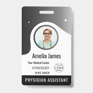 Tarjeta De Identificación Logotipo personalizado de empleado de hospital y i