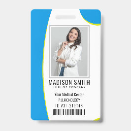 Tarjeta De Identificación Logotipo personalizado del empleado del hospital y