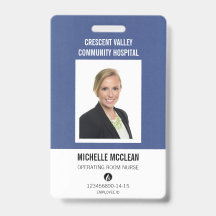 Logotipo personalizado para empleados de hospital