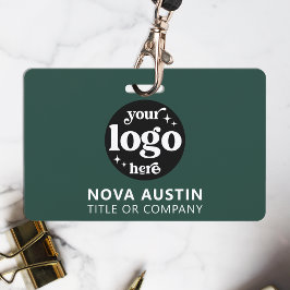 Tarjeta De Identificación Logotipo simple de empresa profesional Identificac