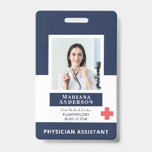 Tarjeta De Identificación Logotipo y foto personalizados del empleado del ho