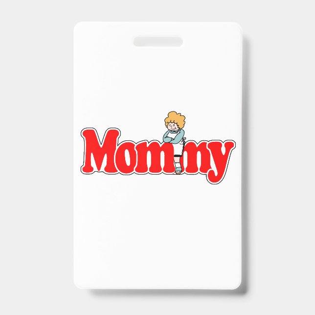 Tarjeta De Identificación Mamá (Parte frontal)
