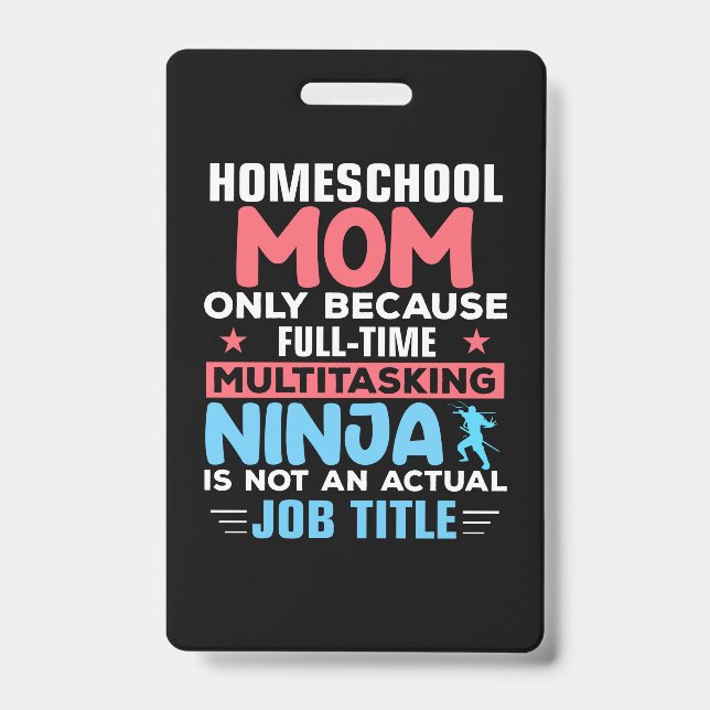Tarjeta De Identificación Mamá Art Homeschoa (Parte frontal)