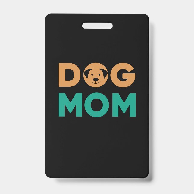 Tarjeta De Identificación Mamá Perro (Parte frontal)