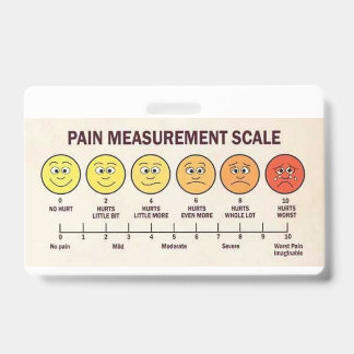 Tarjeta De Identificación Manejo del Dolor