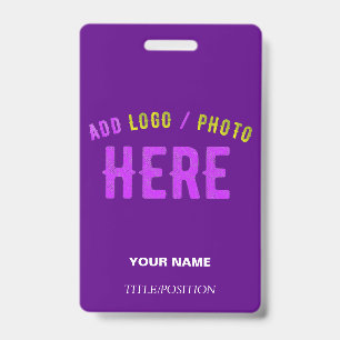 TARJETA DE IDENTIFICACIÓN MARCA VERIFICADA ÍNDIGO PERSONALIZABLE MODERNA Y E