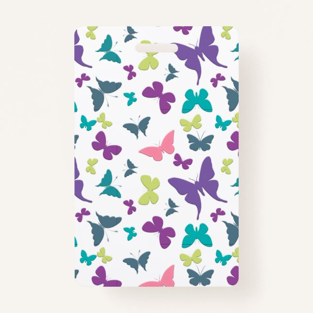 Tarjeta De Identificación Mariposa (Anverso)