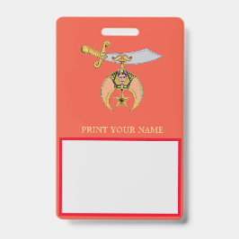 TARJETA DE IDENTIFICACIÓN MASONS