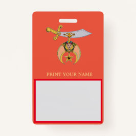 TARJETA DE IDENTIFICACIÓN MASONS