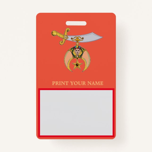 TARJETA DE IDENTIFICACIÓN MASONS (Anverso)