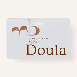 Tarjeta De Identificación MB Doula Badge