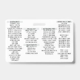 Tarjeta De Identificación Medalla