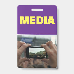 Tarjeta De Identificación Medalla de medios